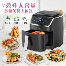 普樂氏 2合1 蒸氣焗爐及氣炸鍋 7公升 (黑色) PAF600070 全新配備蒸煮及氣炸功能 一機煮出健康蒸煮及香脆食物 蒸 煎 炸 烤 焗樣樣皆能 滿足不同口味 8項預設烹飪程式 使用方便 平行進口貨品 送 LK86 全新升級 TFT 大屏幕指夾式血氧儀 平行進口貨品  Proluxury 2-in-1 Steam Oven and Air fryer 7L (Black) PAF600070 Parallel Import goods