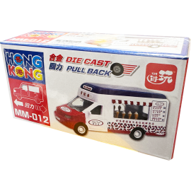 新興玩具 香港地系列 盒裝迷你雪糕車 MM012 合金製造 回力推動 香港的街道文化 充滿了香港的特色 獨特的禮物 精美的玩具 是一個非常有趣的收藏品 平行進口產品  Sun Hing Toys The Hong Kong Series Boxed Mini Ice Cream Truck MM012 Parallel import goods