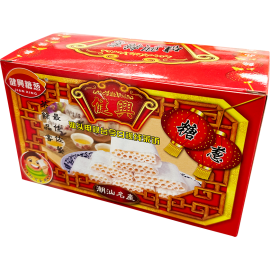 懷舊經典糖蔥餅方便版 (9包入獨立包裝 内有芝麻及餅皮) 餅皮獨立包裝 即開即食 過癮又好味 懷舊味道 雪白糖蔥 香甜適宜 入口酥脆 回味無窮 必試 廣東製造 平行進口貨品  Tradiditional Sugar Scallion Cake Convenience Pack (9pcs individual pack included  Sesame and Pancake) Made in Guangdong Parallel Import goods