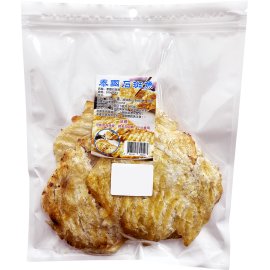 泰國石斑魚乾 200g包裝 (+/-8g) 原汁原味 鮮甜有嚼口 採用泰國上等的老虎石斑魚製作而成 新鮮滿滿的海味石斑魚乾 肉質飽滿鮮美 鮮甜美味 鮮緻鬆軟的口感搭配醃漬入味的醬料超唰嘴 泰國製造 平行進口產品  Thai Dried Grouper 200g/bag (+/-8g) Made in Thailand Parallel import goods