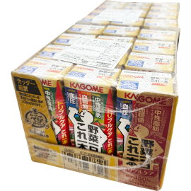 [原箱優惠] Kagome 野菜一日 蔬果汁 (三重護理) 200ml x 24盒裝 含有番茄膳食纖維和GABA 三重護理 多種蔬菜成份 補充蔬菜營養 無添加防腐劑 色素 糖和鹽 提供蔬菜營養 達至均衡飲食 日本製造 平行進口產品  [Full box Promotion] Kagome Vegetables Juice (Triple Care) 200ml x 24pcs/box Made in Japan Parallel import goods