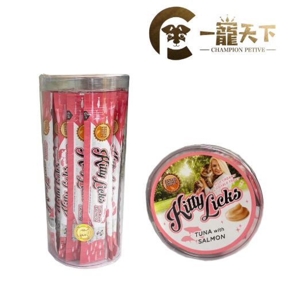 (買一送一)RENA'S RECIPE ~ KITTY LICKS 舔舔貓肉泥棒 (吞拿魚&三文魚 x30pcs) 寵物零食含多種營養素有助皮膚及消化系統 獨家代理 128G (買一送一)RENA'S RECIPE ~ KITTY LICKS 舔舔貓肉泥棒 (吞拿魚&三文魚 x30pcs) 寵物零食含多種營養素有助皮膚及消化系統 獨家代理 128G