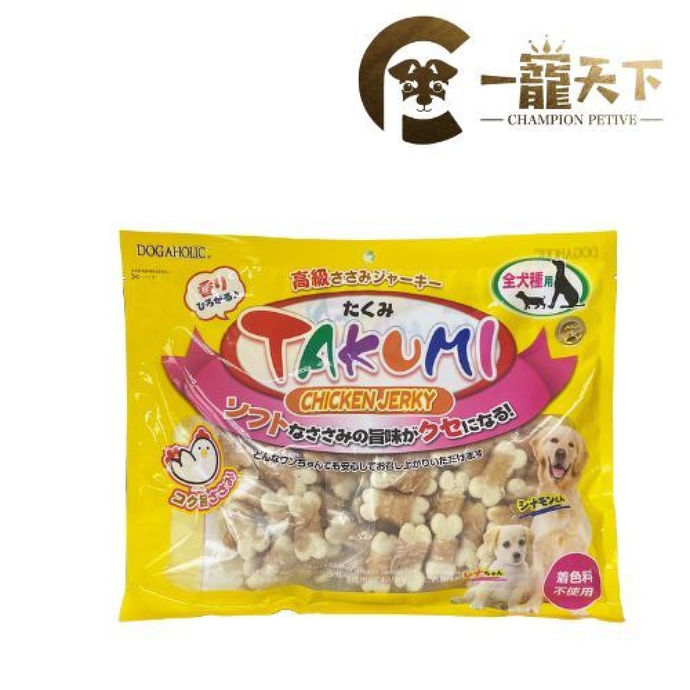 (買一送一)TAKUMI 日本品牌 狗骨型雞肉餅乾 寵物天然健康零食食品 無添加劑 中港澳獨家代理 360g (買一送一)TAKUMI 日本品牌 狗骨型雞肉餅乾 寵物天然健康零食食品 無添加劑 中港澳獨家代理 360g