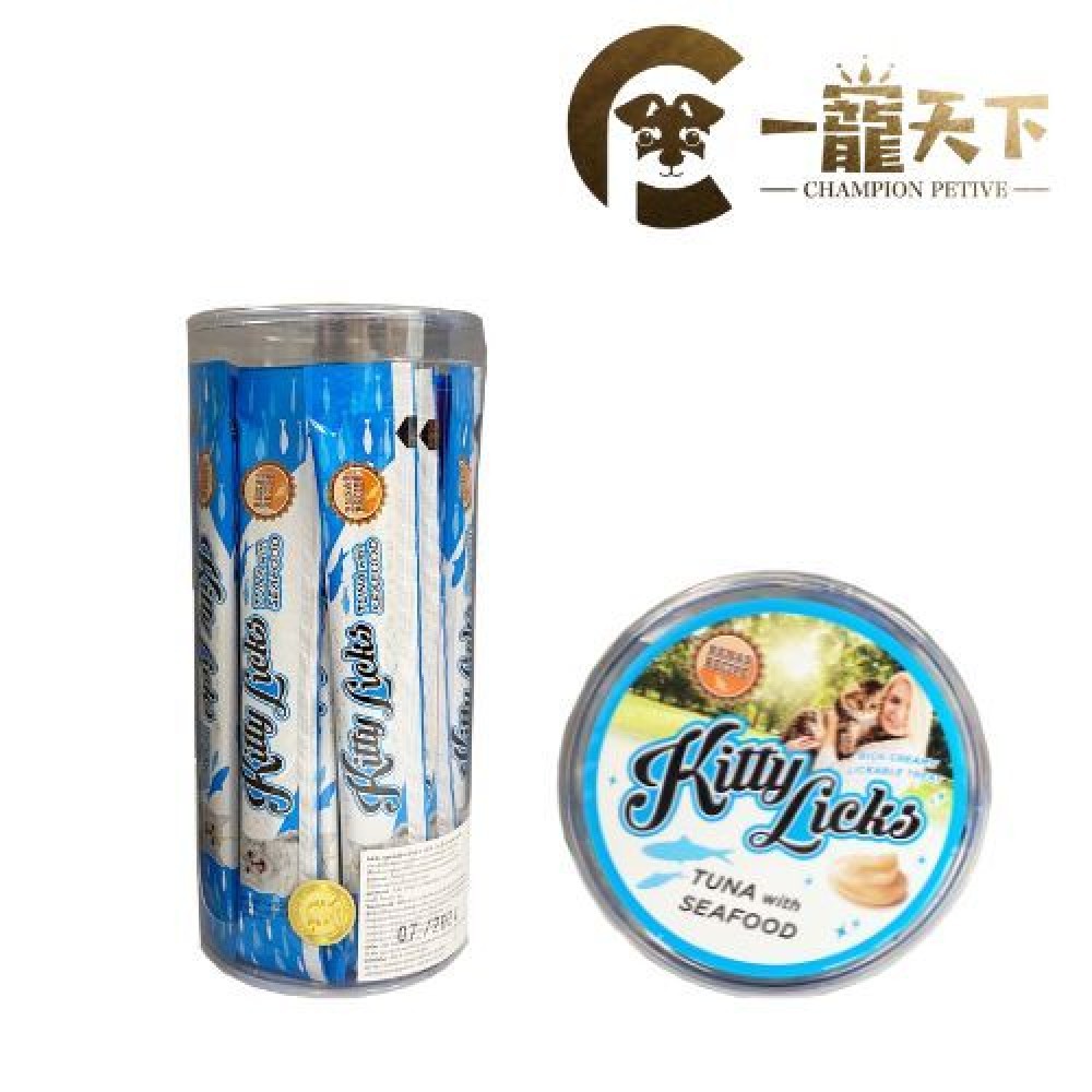 (買一送一)RENA'S RECIPE KITTY LICKS - 舔舔貓肉泥棒 (吞拿魚海鮮x 30pcs) 寵物零食 含多種營養素 有助皮膚及消化系統 中港澳獨家代理 (買一送一)RENA'S RECIPE KITTY LICKS - 舔舔貓肉泥棒 (吞拿魚海鮮x 30pcs) 寵物零食 含多種營養素 有助皮膚及消化系統 中港澳獨家代理
