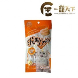  (買一送一)RENA'S RECIPE ~ KITTY LICKS 舔舔雞肉吞拿魚貓泥棒 寵物零食(15G - 1包4條 ) Omega 6 貓狗營養保健品 中港澳獨家代理 x 3PCS 貓泥棒