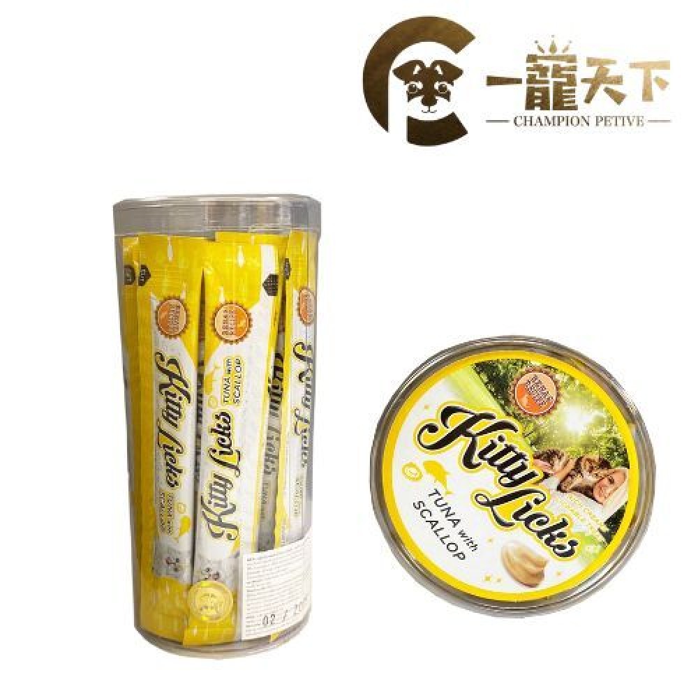 (買一送一)RENA'S RECIPE ~ KITTY LICKS 舔舔貓肉泥棒 (吞拿魚&扇貝 x30pcs) 寵物零食 含多種營養素 有助皮膚及消化系統 中港澳獨家代理 128G (買一送一)RENA'S RECIPE ~ KITTY LICKS 舔舔貓肉泥棒 (吞拿魚&扇貝 x30pcs) 寵物零食 含多種營養素 有助皮膚及消化系統 中港澳獨家代理 128G