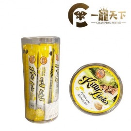  (買一送一)RENA'S RECIPE ~ KITTY LICKS 舔舔貓肉泥棒 (吞拿魚&扇貝 x30pcs) 寵物零食 含多種營養素 有助皮膚及消化系統 中港澳獨家代理 128G