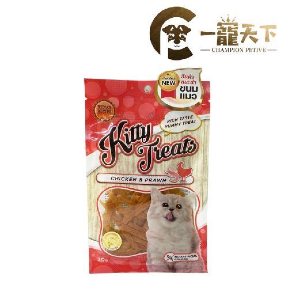 (買一送一)RENA'S RECIPE 蝦味雞條 寵物零食 中港澳獨家代理 x 3pcs 30g (買一送一)RENA'S RECIPE 蝦味雞條 寵物零食 中港澳獨家代理 x 3pcs 30g