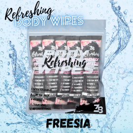 世安堡 - ZB水潤清香濕體巾~小蒼蘭 (1包5條）