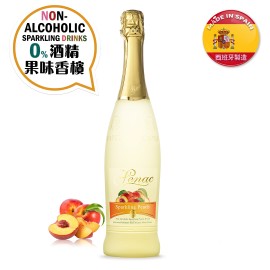 Senac - 0%無酒精果味香檳 - 水蜜桃味