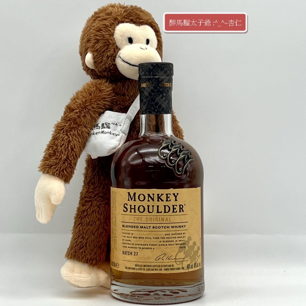 Monkey Shoulder Batch 27 Blended Malt Scotch Whisky Monkey Shoulder Batch 27 Blended Malt Scotch Whisky