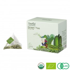 Emerail 高原有機綠茶包．一等原片*出口版 20克 (2克 x 10茶包)