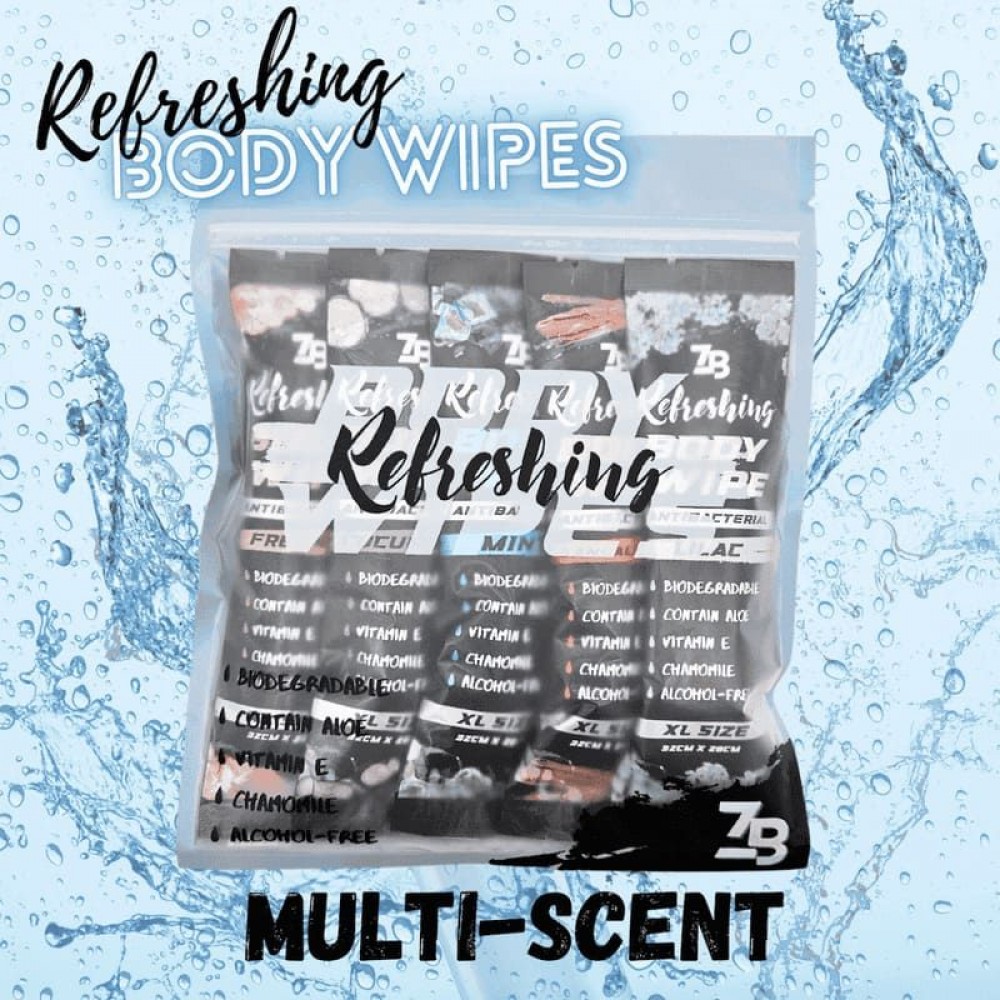 ZB 生物降解水潤運動濕毛巾-Multi Scent(5包)