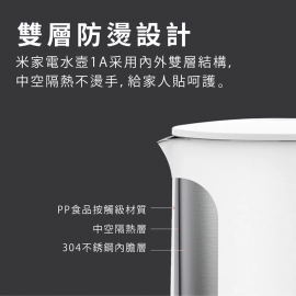 小米米家1.5L電水壺1A