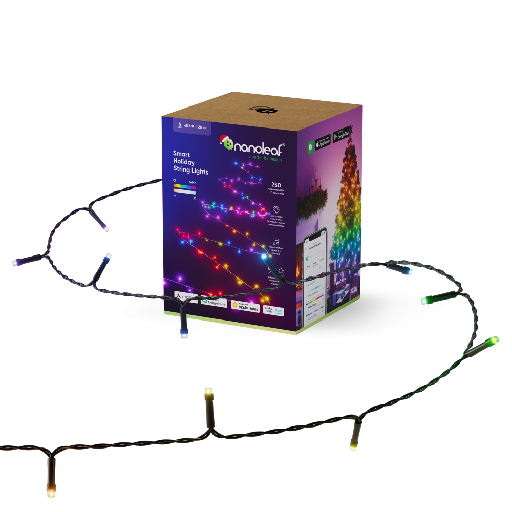 Nanoleaf 智能節日燈串 Matter Smart Holiday String Lights