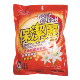 保潔麗環保無磷洗衣粉200G  