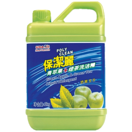 保潔麗青蘋果綠茶洗潔精2kg